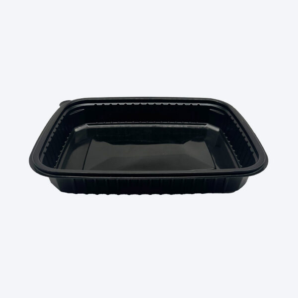 Menu misa do mikrovlnky čierna L 250 x 185 x 40 mm 1200ml - 78212