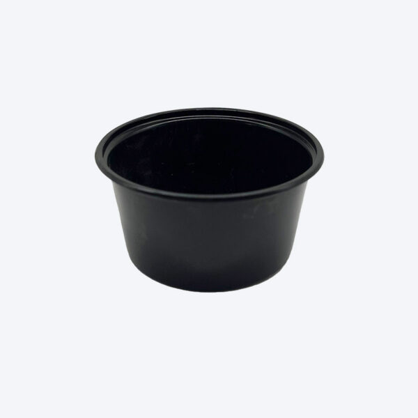 Dressingová miska Dressingboxx čierná Ø70mm 80ml - PP322