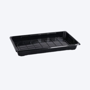 Miska na Sushi čierna 235 x 145 x 50 mm + viečko - B09