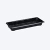 Miska na Sushi čierna 160 x 90 x 50 mm + viečko - B01