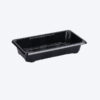 Miska na Sushi čierna 145x 85 x50 mm + viečko - B00