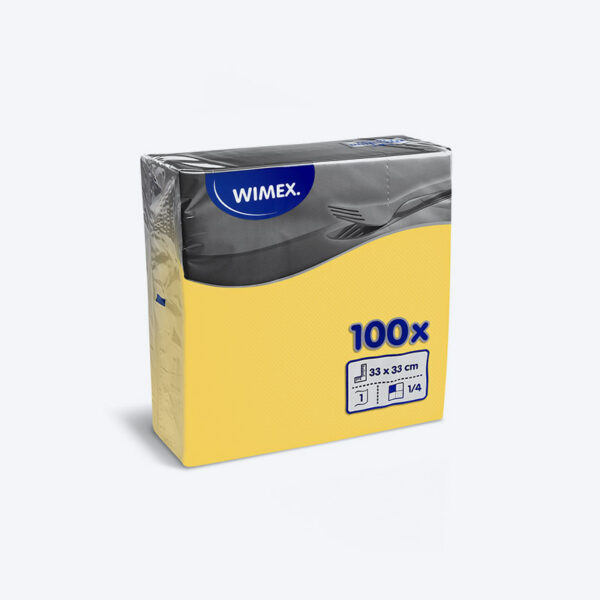 Obrúsok 1vrstvý žltý - 70505