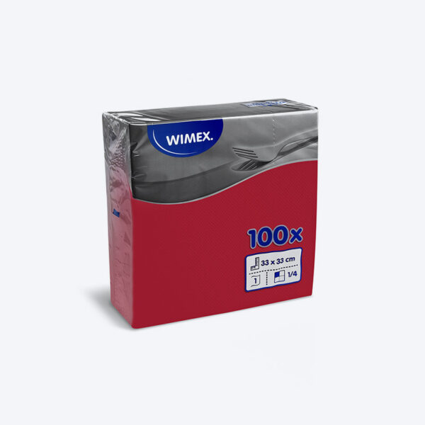 Obrúsok 1vrstvý červený - 70501