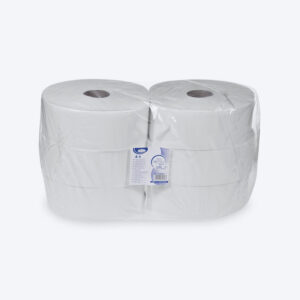 Toaletný papier 2vrstvý biely JUMBO Ø27cm 340m 1515 útržkov - 60327